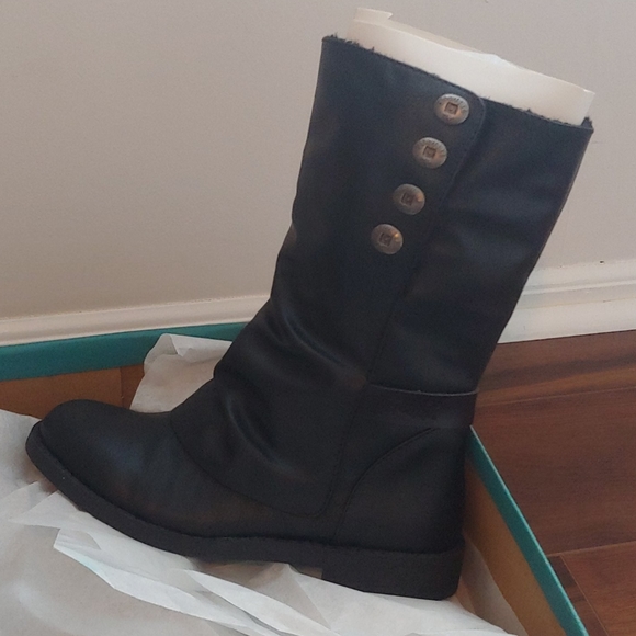 girls black boots sale